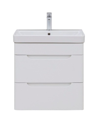 Тумба под раковину Aquanet София 60 288905 подвесная Белый глянец