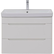 Тумба под раковину Aquanet София 80 274002 подвесная Белый глянец