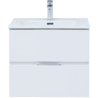 Тумба под раковину Aquanet Алвита New 60 277510 подвесная Белая матовая