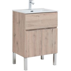 Тумба под раковину Aquanet Алвита New 60 277549 Дуб веллингтон белый
