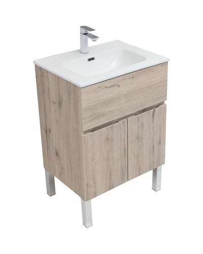 Тумба под раковину Aquanet Алвита New 60 277549 Дуб веллингтон белый