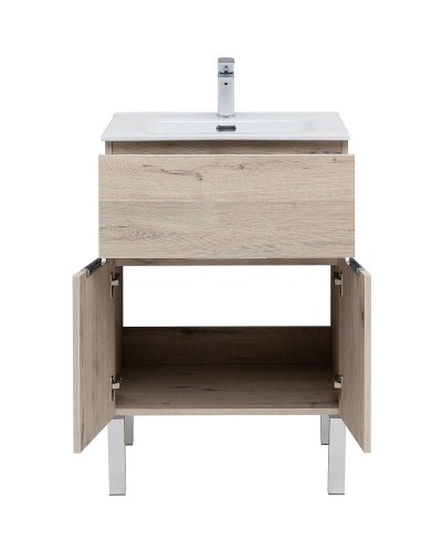 Тумба под раковину Aquanet Алвита New 60 277549 Дуб веллингтон белый
