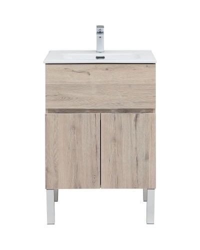 Тумба под раковину Aquanet Алвита New 60 277549 Дуб веллингтон белый