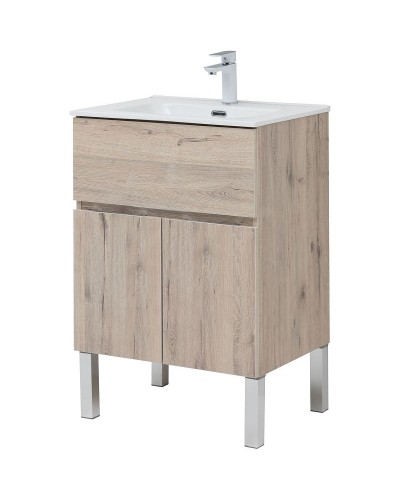 Тумба под раковину Aquanet Алвита New 60 277549 Дуб веллингтон белый