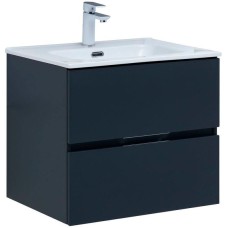 Тумба под раковину Aquanet Алвита New 60 277511 подвесная Антрацит