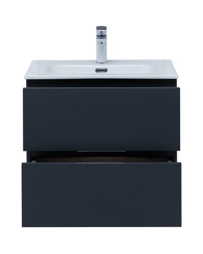 Тумба под раковину Aquanet Алвита New 60 277511 подвесная Антрацит