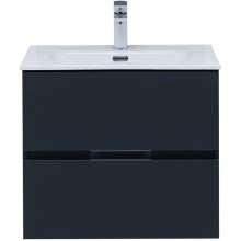 Тумба под раковину Aquanet Алвита New 60 277511 подвесная Антрацит