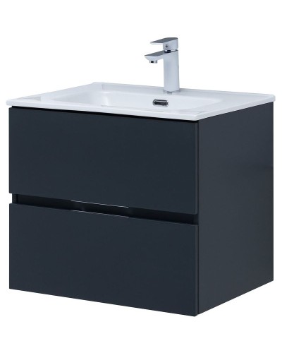 Тумба под раковину Aquanet Алвита New 60 277511 подвесная Антрацит