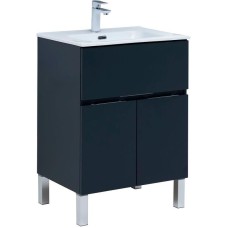 Тумба под раковину Aquanet Алвита New 60 277547 Антрацит