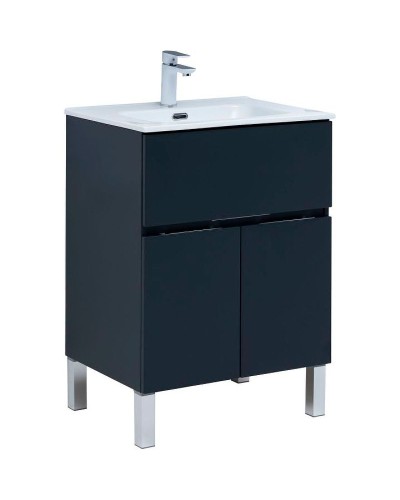 Тумба под раковину Aquanet Алвита New 60 277547 Антрацит