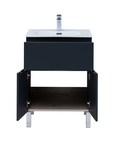 Тумба под раковину Aquanet Алвита New 60 277547 Антрацит