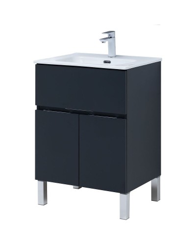 Тумба под раковину Aquanet Алвита New 60 277547 Антрацит