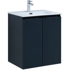 Тумба под раковину Aquanet Алвита New 60 277523 подвесная Антрацит