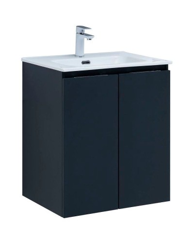 Тумба под раковину Aquanet Алвита New 60 277523 подвесная Антрацит