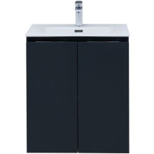 Тумба под раковину Aquanet Алвита New 60 277523 подвесная Антрацит