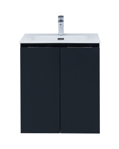 Тумба под раковину Aquanet Алвита New 60 277523 подвесная Антрацит