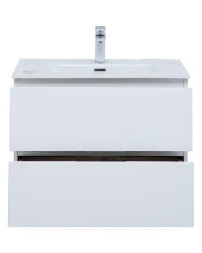 Тумба под раковину Aquanet Алвита New 70 303909 подвесная Белая матовая
