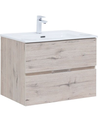 Тумба под раковину Aquanet Алвита New 70 303910 подвесная Дуб веллингтон белый