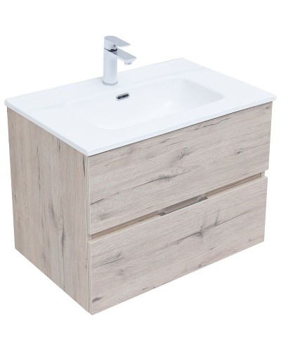 Тумба под раковину Aquanet Алвита New 70 303910 подвесная Дуб веллингтон белый