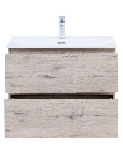 Тумба под раковину Aquanet Алвита New 70 303910 подвесная Дуб веллингтон белый