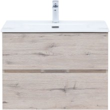 Тумба под раковину Aquanet Алвита New 70 303910 подвесная Дуб веллингтон белый
