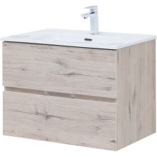 Тумба под раковину Aquanet Алвита New 70 303910 подвесная Дуб веллингтон белый