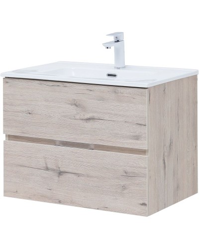 Тумба под раковину Aquanet Алвита New 70 303910 подвесная Дуб веллингтон белый