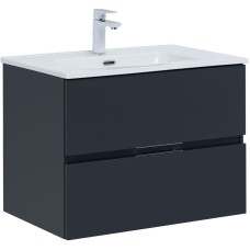 Тумба под раковину Aquanet Алвита New 70 303908 подвесная Антрацит
