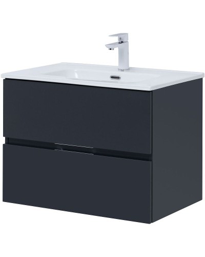 Тумба под раковину Aquanet Алвита New 70 303908 подвесная Антрацит