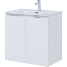 Тумба под раковину Aquanet Алвита New 70 303905 подвесная Белая матовая