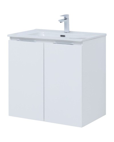 Тумба под раковину Aquanet Алвита New 70 303905 подвесная Белая матовая