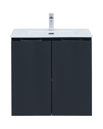 Тумба под раковину Aquanet Алвита New 70 303904 подвесная Антрацит