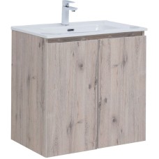 Тумба под раковину Aquanet Алвита New 70 303906 подвесная Дуб веллингтон белый