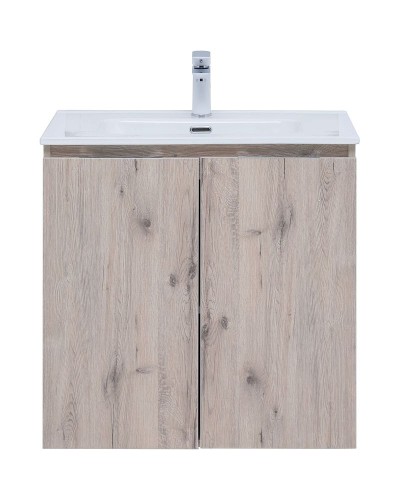 Тумба под раковину Aquanet Алвита New 70 303906 подвесная Дуб веллингтон белый