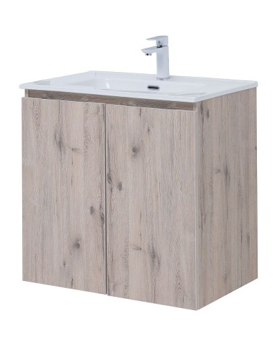 Тумба под раковину Aquanet Алвита New 70 303906 подвесная Дуб веллингтон белый