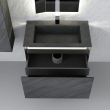Тумба под раковину Jorno Incline 80 Inc.01.80/P/Bet/JR подвесная Бетон