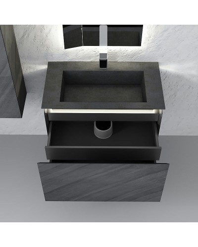 Тумба под раковину Jorno Incline 80 Inc.01.80/P/Bet/JR подвесная Бетон