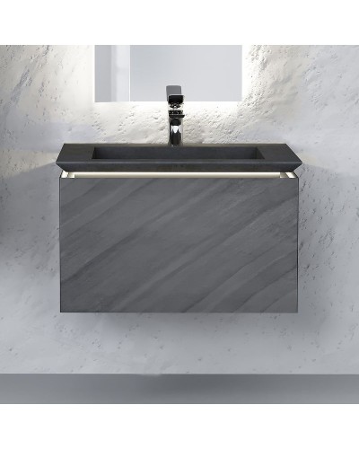 Тумба под раковину Jorno Incline 80 Inc.01.80/P/Bet/JR подвесная Бетон