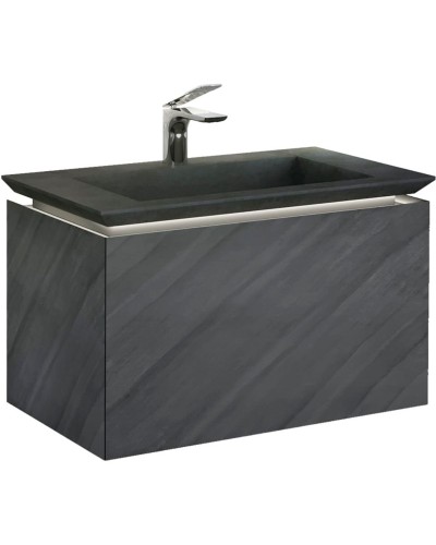 Тумба под раковину Jorno Incline 80 Inc.01.80/P/Bet/JR подвесная Бетон