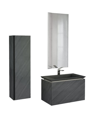 Тумба под раковину Jorno Incline 80 Inc.01.80/P/Bet/JR подвесная Бетон