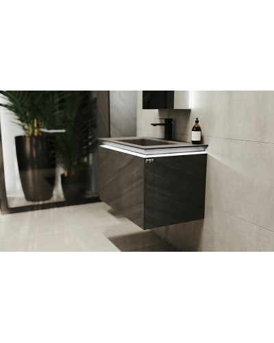 Тумба под раковину Jorno Incline 80 Inc.01.80/P/Bet/JR подвесная Бетон