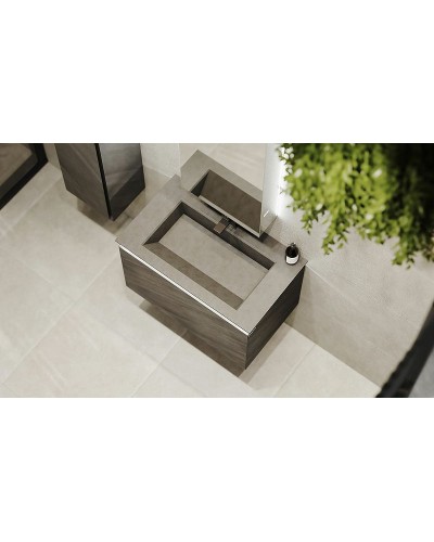 Тумба под раковину Jorno Incline 80 Inc.01.80/P/Bet/JR подвесная Бетон