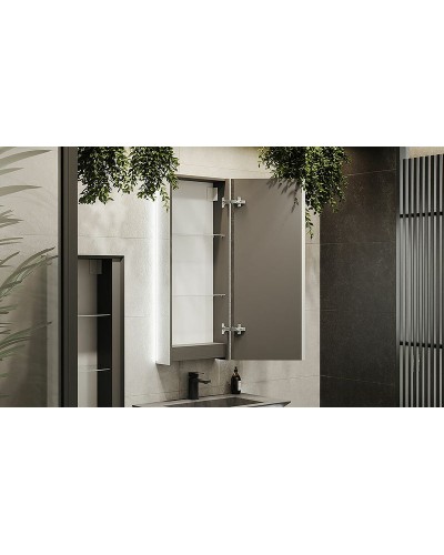 Тумба под раковину Jorno Incline 80 Inc.01.80/P/Bet/JR подвесная Бетон