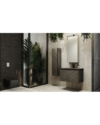 Тумба под раковину Jorno Incline 80 Inc.01.80/P/Bet/JR подвесная Бетон