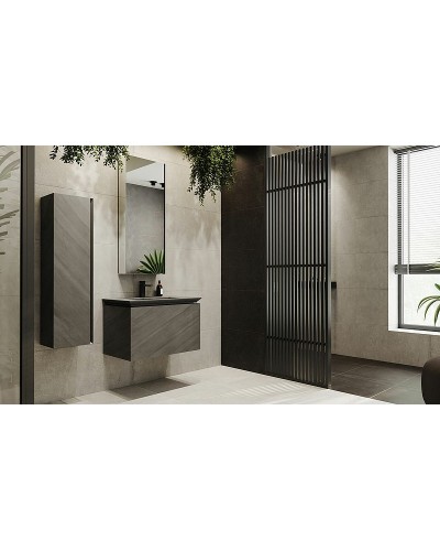 Тумба под раковину Jorno Incline 80 Inc.01.80/P/Bet/JR подвесная Бетон