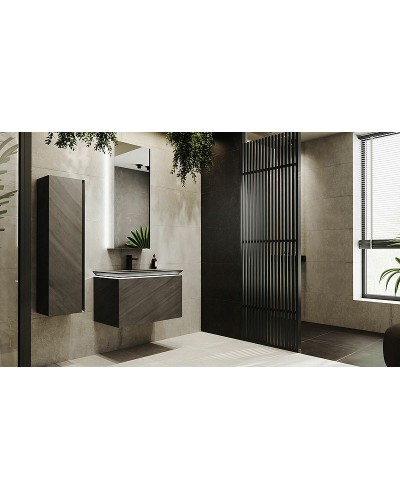 Тумба под раковину Jorno Incline 80 Inc.01.80/P/Bet/JR подвесная Бетон