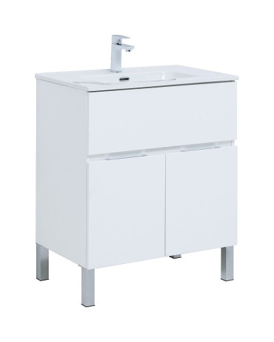 Тумба под раковину Aquanet Алвита New 70 303901 Белая матовая