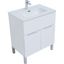 Тумба под раковину Aquanet Алвита New 70 303901 Белая матовая