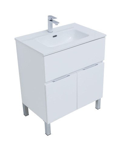Тумба под раковину Aquanet Алвита New 70 303901 Белая матовая