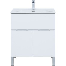 Тумба под раковину Aquanet Алвита New 70 303901 Белая матовая